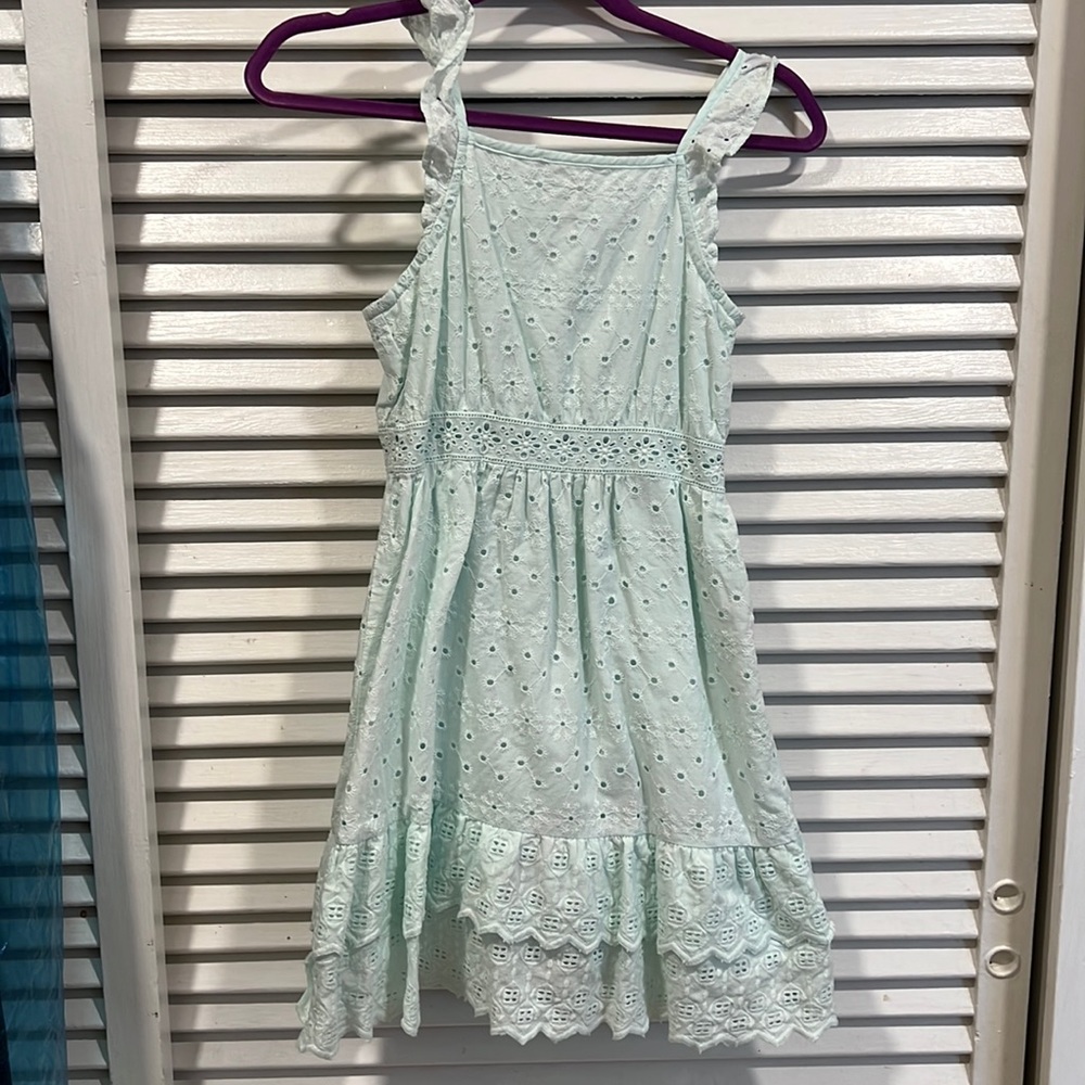 Mint green dress